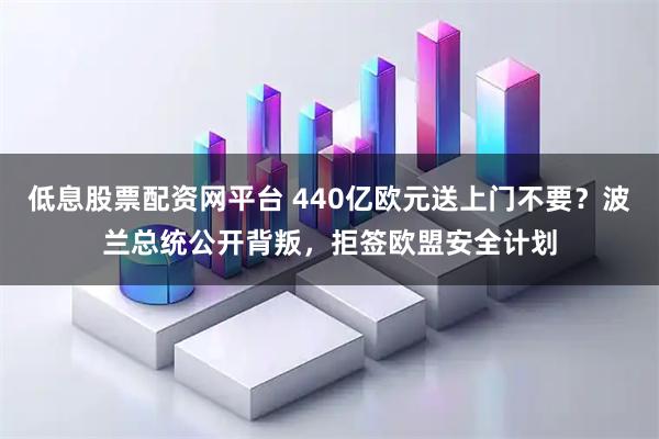 低息股票配资网平台 440亿欧元送上门不要？波兰总统公开背叛，拒签欧盟安全计划